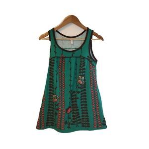 XHILARATION Retro Mini Dress with Flowers